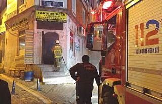 Bandırma’da iş yerinde yangın çıktı