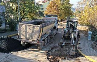 Barbaros Mahallesi’nde asfalt çalışmaları başladı