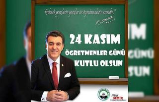 Başkan Demir’in öğretmenler günü mesajı