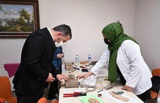 Başkan Ertuğrul Çetin’den Hanım Evi kursiyerlerine...