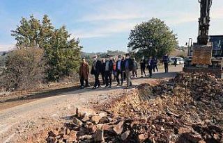 Başkan Gürün, çalışmaları yerinde inceledi