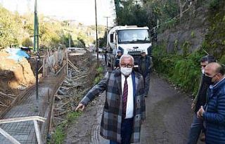 Başkan Posbıyık, Sakindere’de denetimde bulundu