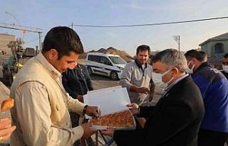 Başkan Şayir’den sahada çalışan personellere...