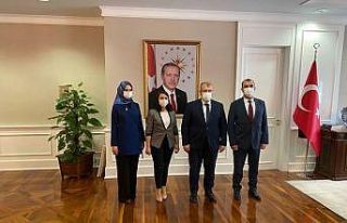 Başkan Tekin’den Sağlık Bakan Yardımcısı Eldemir’e...
