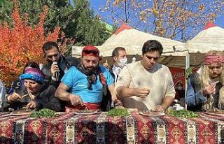 Başkent’te hamsi yeme yarışması renkli görüntüler...