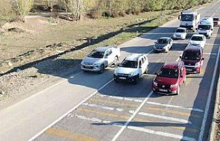 Bayburt’ta droneli trafik denetimi