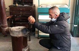 Bayburt’ta soğuklar artınca ev ve işyerlerinde...