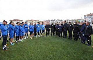 Belediye Kütahyaspor’a moral ziyareti