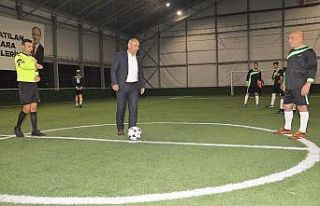 Belediye personellerinin futbol turnuvası başladı