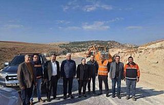 Besni-Üçgöz-Beşyol yolunda çalışmalar hızlandı