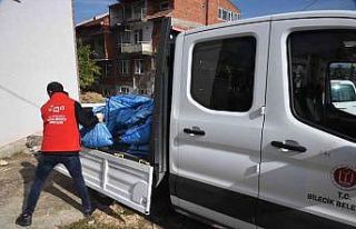 Bilecik Belediyesinden ihtiyaç sahibi ailelere kömür...