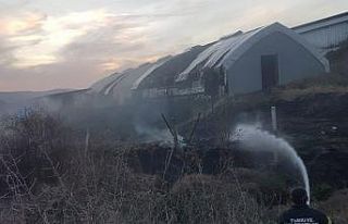 Bilecik’te boş besihane çıkan yangın zamanında...