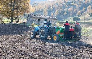 Bin dekarlık atıl durumdaki tarımsal arazi üretime...