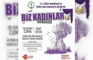 “Biz Kadınlar” isimli tiyatro oyunu perdelerini...