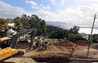 Bodrum kanalizasyon hattının yüzde 49’u tamamlandı