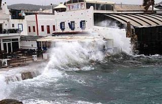 Bodrum’u lodos vurdu