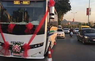 Böyle olur otobüs şoförünün düğünü