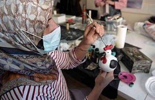 Bu kursta peçeteler sanat eserine dönüşüyor