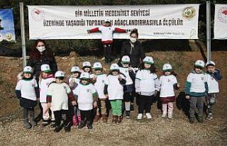 Bursa’da binlerce fidan toprakla buluştu