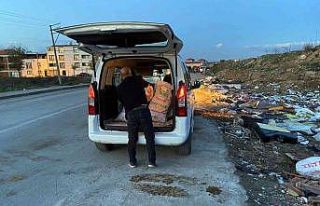 Bursa’da çevreye moloz dökenler suçüstü yakalandı