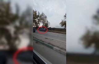 Bursa’da görülmemiş olay.. Şehirlerarası yolda...