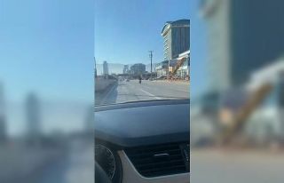Bursa’da trafikte tehlikeli hareketler