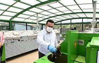 Bursa’da yeşil atıklar gübre oluyor