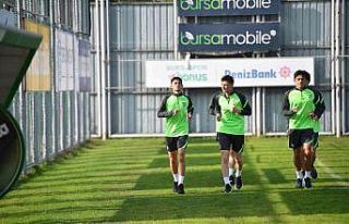 Bursaspor’da Kocaelispor maçı hazırlıkları...