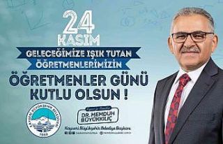 Büyükkılıç: "Öğretmenlerimizi bir gün...