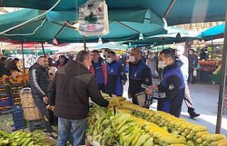Büyükşehir pazaryerlerinde denetimlerini sürdürüyor