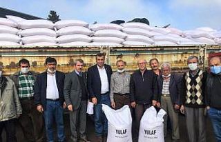 Büyükşehirden doludan tarlaları zarar gören çiftçiye...