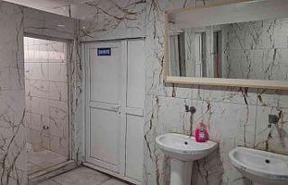 Cami banyosu ihtiyaç sahiplerine hizmet ediyor