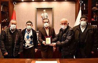 Cami dernekleri yöneticilerinden Başkan Ataç’a...