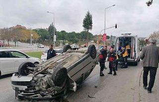 Çan’da trafik kazası: 1 yaralı