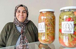 Çavdarhisar’ın yöresel lezzeti pancar sapı turşusuna...