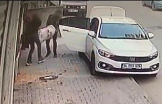 Çekmeköy’de banyo batarya hırsızlığı kamerada