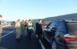 Çıldır Kaymakamı Bayram trafik uygulamalarına...