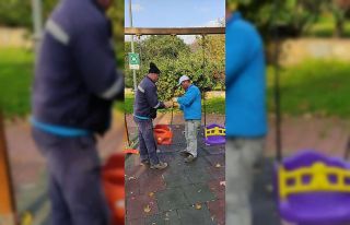 Çocuk oyun grupları ile spor aletlerinin bakımları...