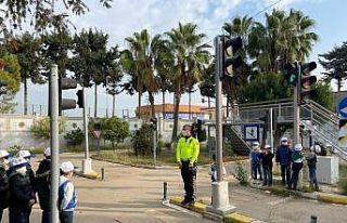 Çocuklara uygulamalı trafik eğitimi