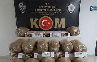 Çorum’da kaçak makaron operasyonu