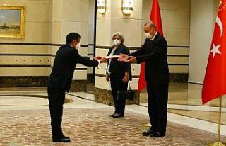 Cumhurbaşkanı Erdoğan, Moğolistan Büyükelçisi...