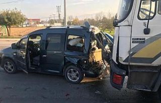 D-100’de dört araçlı zincirleme kaza: 1 yaralı