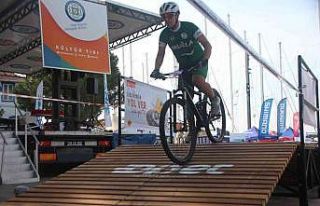 Dağ bisikletleri Bodrum’da yarıştı