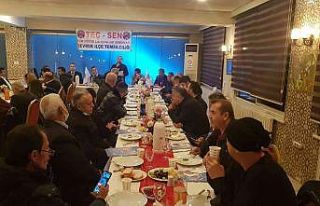 Dayanışma ve kaynaşma toplantısında bir araya...