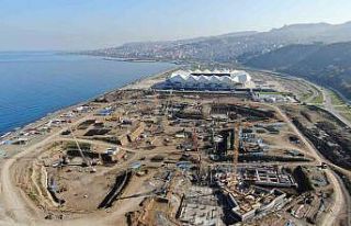 Deniz dolgusuna inşa edilecek Trabzon Şehir Hastanesi...