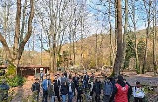 Denizcilik MYO öğrencileri Maden Deresi’ni keşfetti