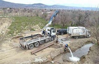 Denizli’de saniyede 40 litre debiye sahip içme...