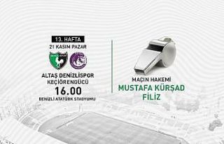Denizlispor maçının hakemi açıklandı