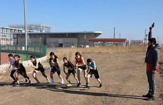 Dereceye girebilmek için koştular