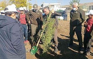 Dicle ilçesinde Milli Ağaçlandırma Günü etkinliği